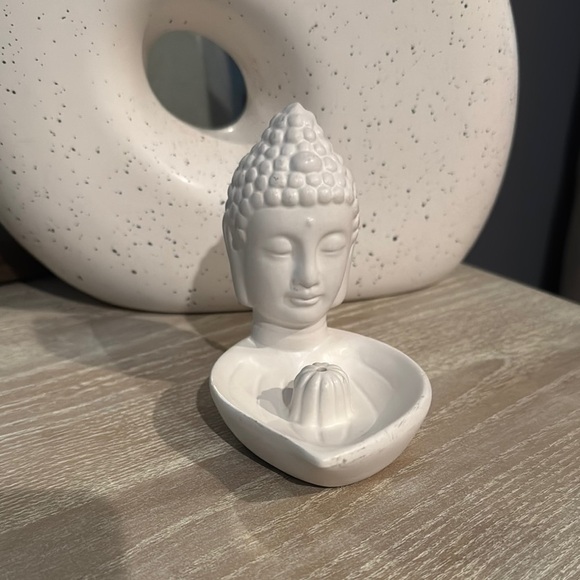 White Buddha Incense Holder - Picture 2 of 3